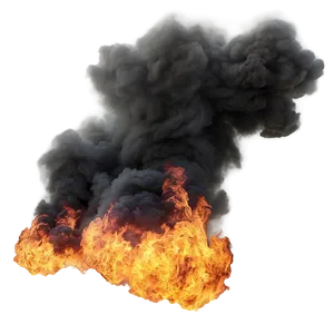 Heavy Fire Smoke Png 18 PNG image