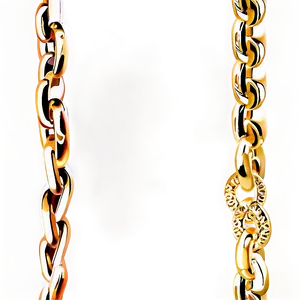 Heavy Gold Chain PNG Sny50