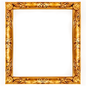 Heavy Gold Frame Png 28 PNG image