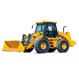 Heavy Loader Backhoe PNG Pbs
