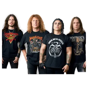 Heavy Metal Band Tshirt PNG Noo38 PNG