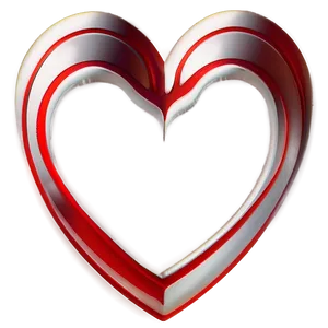 Heavy Outline Red Heart Emoji PNG 06262024 PNG