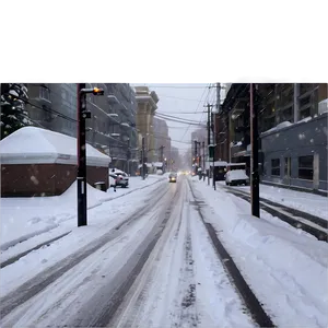 Heavy Snowfall Street PNG Rxt PNG