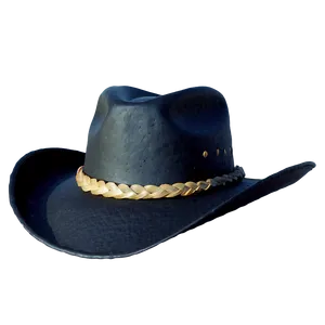 Heavyweight Black Cowboy Hat PNG Ncm1 PNG