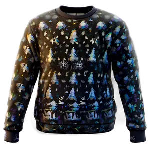 Heavyweight Black Winter Sweatshirt PNG 06272024