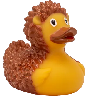 Hedgehog Themed Rubber Duck PNG image