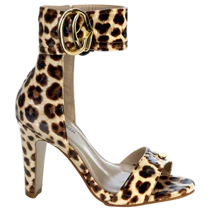 Heel With Animal Print PNG 06262024 PNG