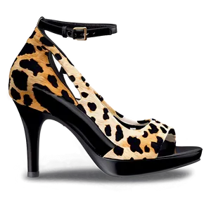 Heel With Animal Print PNG 06262024 PNG
