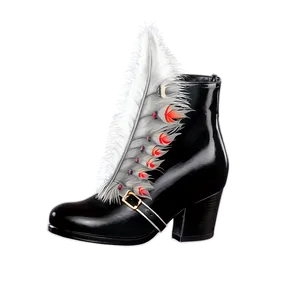 Heel With Feather PNG 06262024