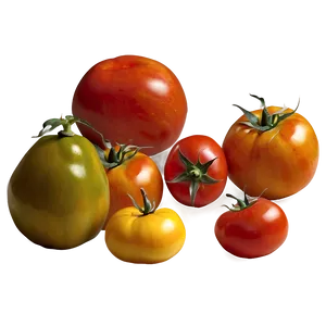 Heirloom Tomato Assortment Png 50 PNG image