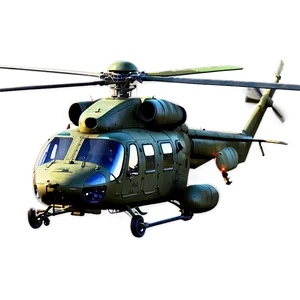 Helicopter In Battle Png 05212024 PNG image