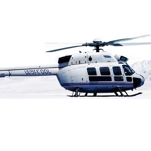 Helicopter In Snow Png 16 PNG image