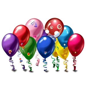 Helium Balloons PNG Bou93