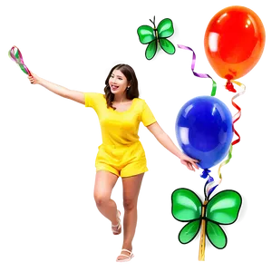 Helium Balloons PNG Fri