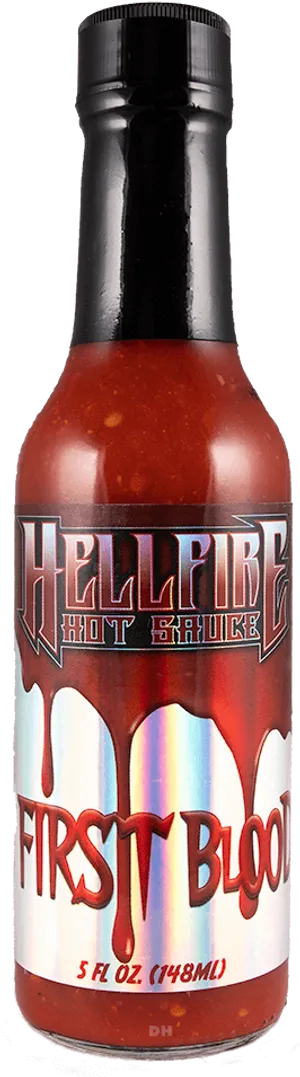 Hellfire First Blood Hot Sauce PNG