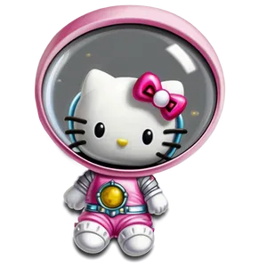 Hello Kitty Astronaut PNG Uwa PNG