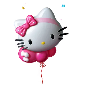Hello Kitty Balloon PNG Xfp28