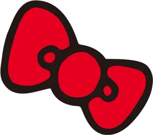 Hello Kitty Bow Icon PNG image