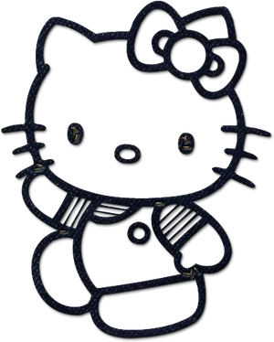 Hello Kitty Denim Texture