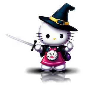 Hello Kitty Halloween PNG 04292024