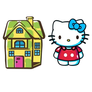 Hello Kitty House Png 24 PNG image