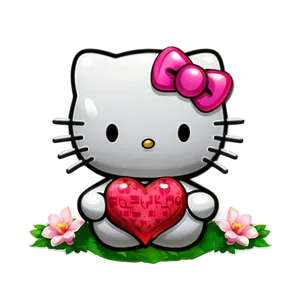 Hello Kitty Love PNG 25