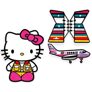 Hello Kitty Pilot PNG Fhf PNG