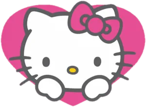 Hello Kitty Pink Heart Graphic