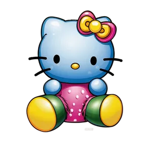 Hello Kitty Rainbow PNG Bdu