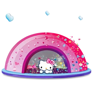 Hello Kitty Rainbow Png Lou84 PNG image