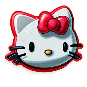 Hello Kitty Sticker PNG Wya
