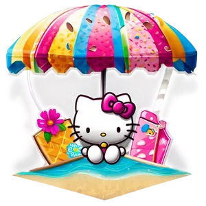 Hello Kitty Summer PNG 04292024