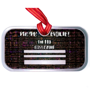Hello My Name Is Event Tag Png Brk50 PNG image