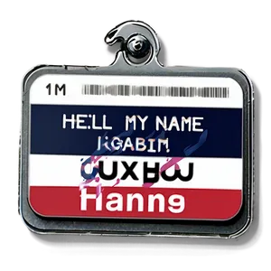 Hello My Name Is Meeting Badge Png Uwl PNG image