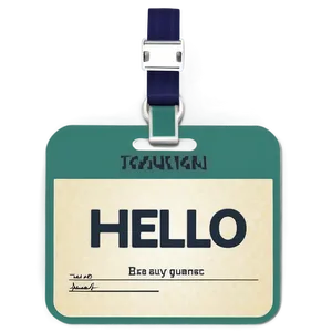 Hello My Name Is Tag Png 51 PNG image