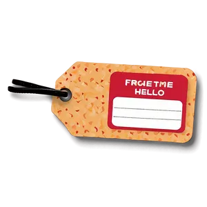 Hello My Name Is Tag Png Cff9 PNG image