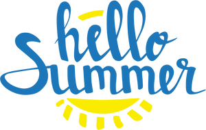Hello Summer Graphic PNG image