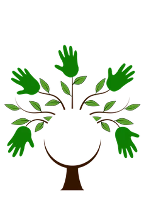 Helping Hands Tree Graphic