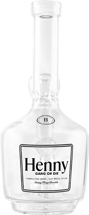 Hennessy Bottle Collaboration Edition PNG image