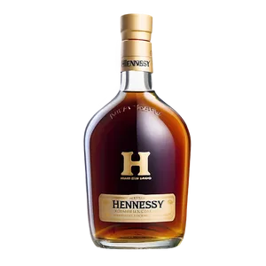 Hennessy Bottle With Glass Png Myx83 PNG image