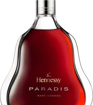 Hennessy Paradis Rare Cognac Bottle PNG image