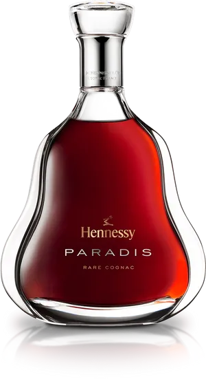 Hennessy Paradis Rare Cognac Bottle PNG image