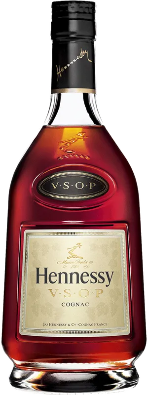 Hennessy V S O P Cognac Bottle PNG image