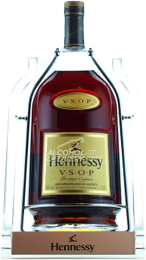 Hennessy V S O P Cognac Bottle PNG image