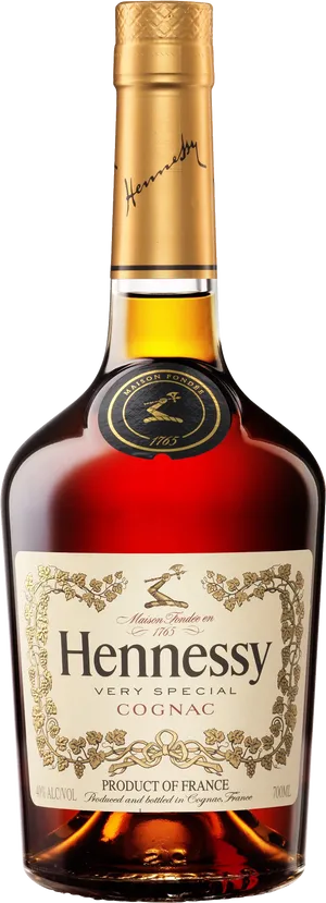 Hennessy Very Special Cognac Bottle PNG image