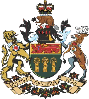 Heraldic_ Coat_of_ Arms_with_ Motto PNG