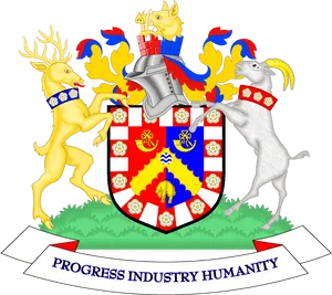 Heraldic_ Coat_of_ Arms_with_ Motto PNG