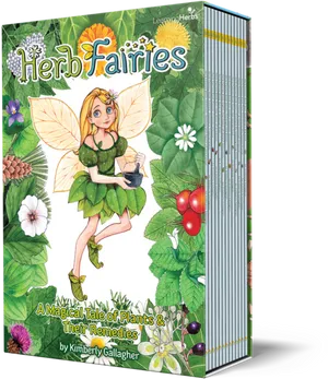 Herb Fairies Book Cover PNG image