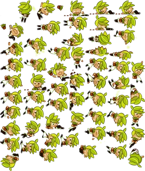 Herbal_ Character_ Pattern PNG