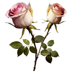 Heritage Floral Rose PNG 74 PNG
